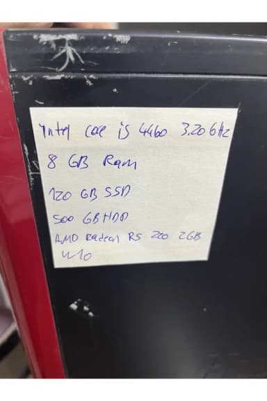 KASA HUNTKEY ÖĞRENCİ VE OFİS İ5 4.Nesil 8 GB RAM 120 GB SSD 500 GB HDD AMD RADEON R5 220 2 GB görseli