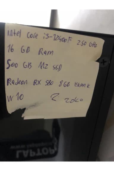 KASA ZOKO İ5 12 16 GB 500 M2RX580 görseli