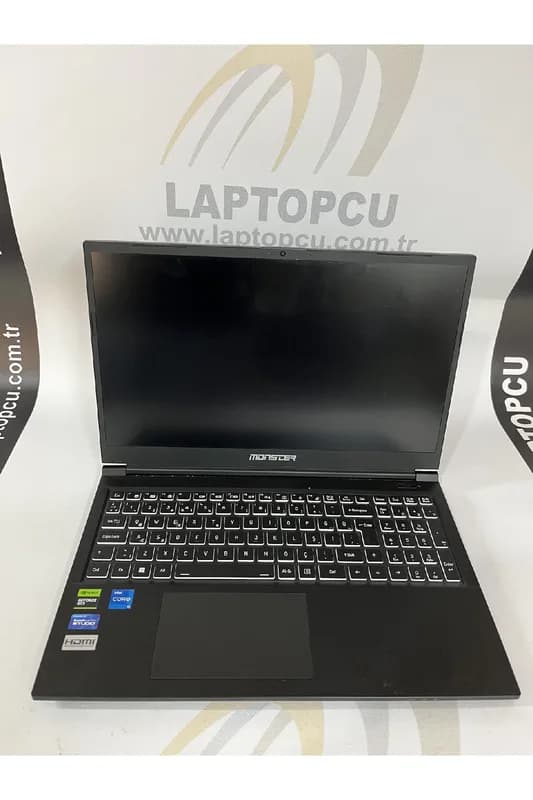 LAPTOP MONSTER İ5 12. 32 GB RAM 1 TB M2 SSD NVİDİA RTX 4060 Batarya 2-3 Saat civarında