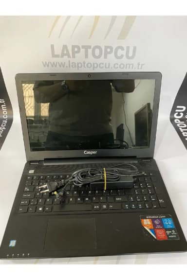 LAPTOP CASPER İ3 6 8GB 240 GB SSD İNTEL HD BATARYA 1 SAAT CİVARINDA görseli