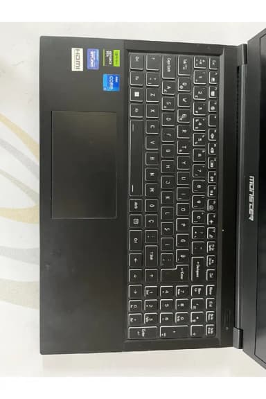 LAPTOP MONSTER İ5.12H 32 RAM 1TB M2 RTX 4060 Batarya 2-3 saat Civarında KUTULU görseli