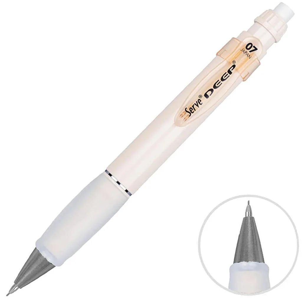 Serve Deep Versatil Uçlu Kalem 0.7 mm Fildişi