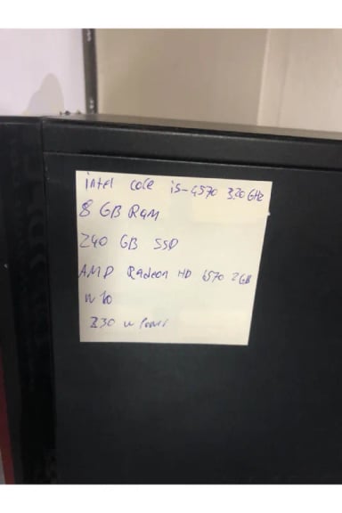 Bild von KASA ASUS VENTO OFİS ÖĞRENCİ VE GİRİŞ SEVİYESİ OYUNCU PC İ5 4 8 GB 240 GB HD6570 2 GB VGA
