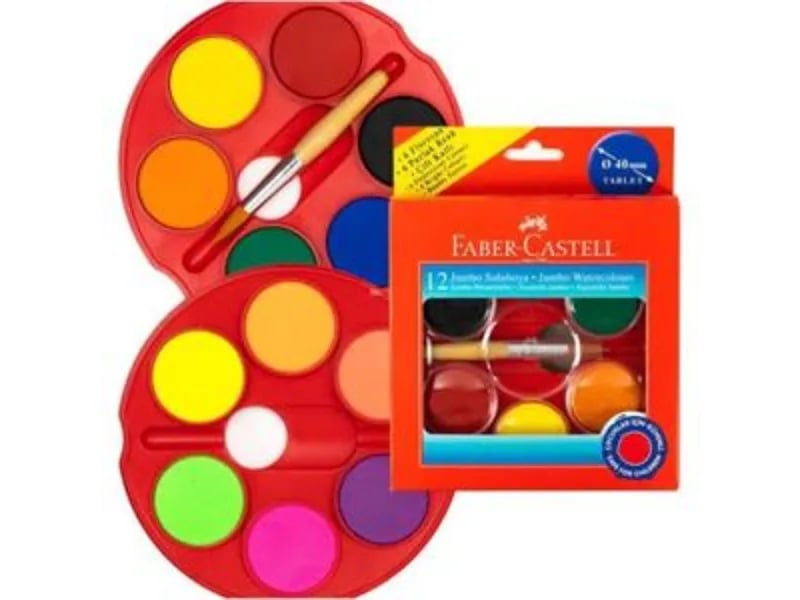 FABER 000004 LİTTLE JUMBO SULUBOYA CREATİVES 12Lİ