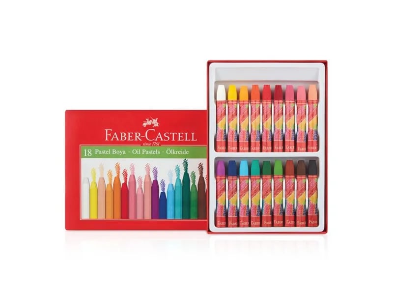 FABER 25318 OİL  PASTEL BOYA 18 RENK