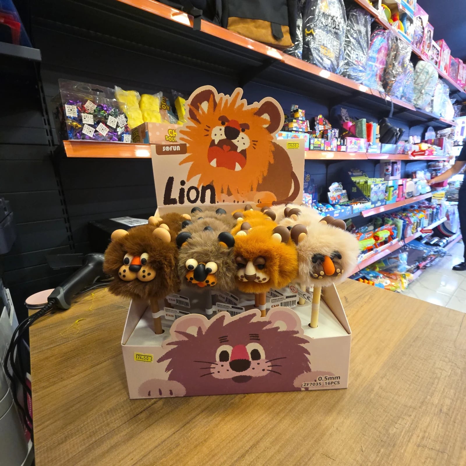 Lion Figürlü Tükenmez Kalem